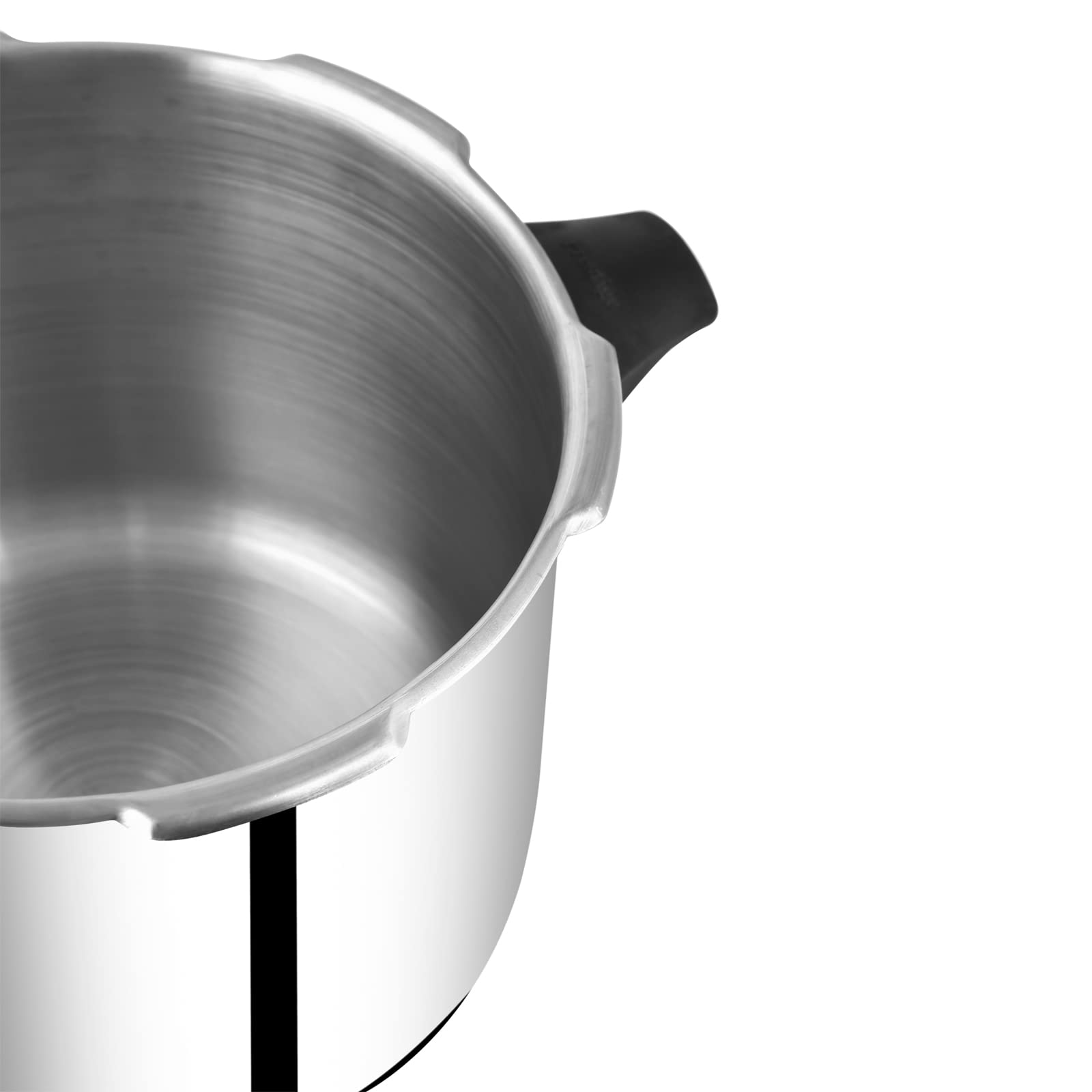 Prestige Popular 5 Ltr Pressure Cooker Stainless Steel Induction Compatible Cooker 4.5 mm Thick Alpha Base Sturdy Handles Silver طنجرة بوبولار سعة 5 لتر من برستيج طنجرة ضغط من الستانلس ستيل الناعم والمصقول، فضي Prestige Popular 5 Ltr Pressure Cooker Stainless Steel Induction Compatible Cooker 4.5 mm Thick Alpha Base Sturdy Handles Silver طنجرة بوبولار سعة 5 لتر من برستيج طنجرة ضغط من الستانلس ستيل الناعم والمصقول، فضي